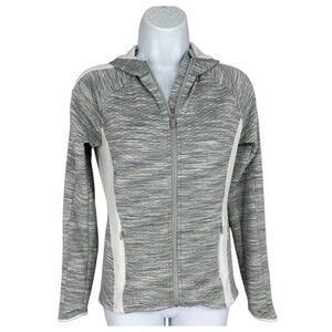 Athleta Womens Snowscape Running Quilted Two Tone Hooded Jacket Size XXS